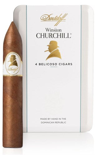 Davidoff Winston Churchill Belicoso (Tin of 4 Sticks)