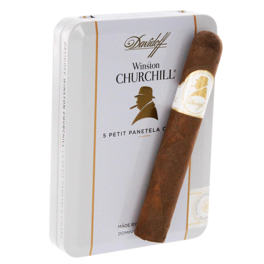 Davidoff Winston Churchill Petit Panetela ( Tin of 5 Sticks)